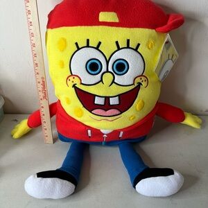 SpongeBob SquarePants Plush Toy - Red, Yellow, Blue